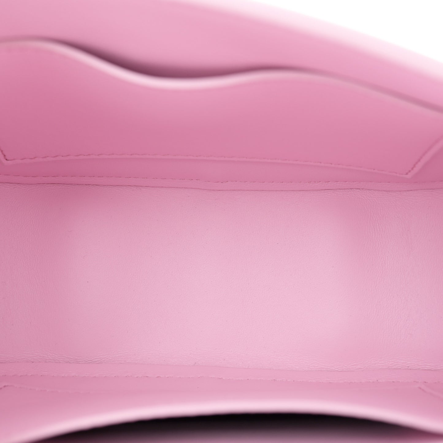 Calfskin Greca Goddess Mini Top Handle Bag Pink