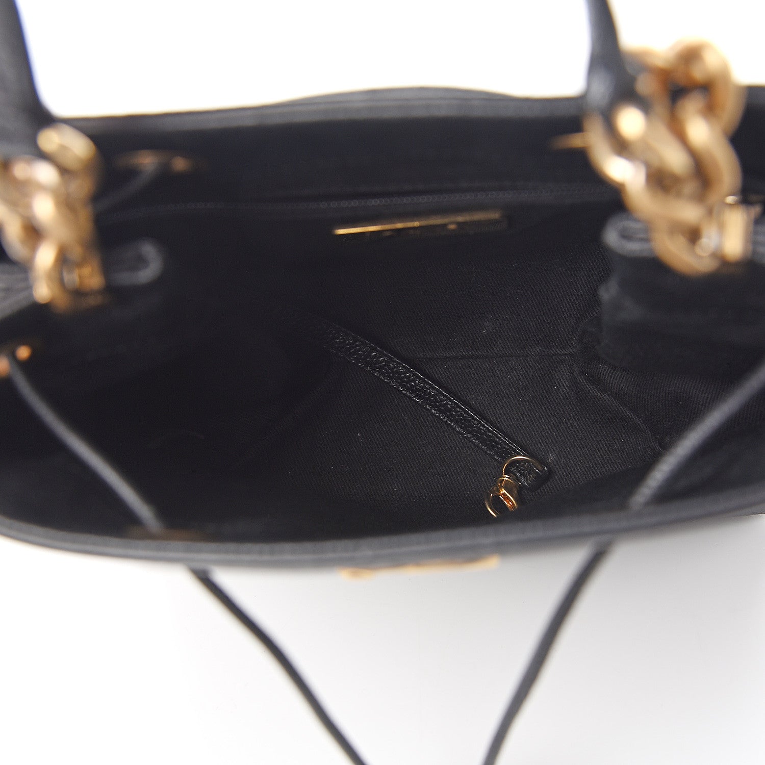 Chanel Grained Calfskin Stitched Small Drawstring Bag Black 4 of 11