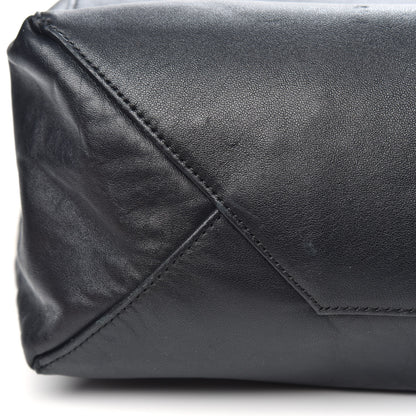 Celine Lambskin Vertical Bi-Color Cabas Black Yellow 10 of 15