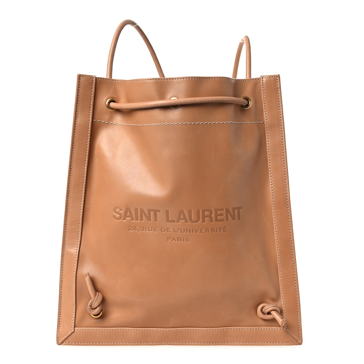 Calfskin Backpack Vintage Brown