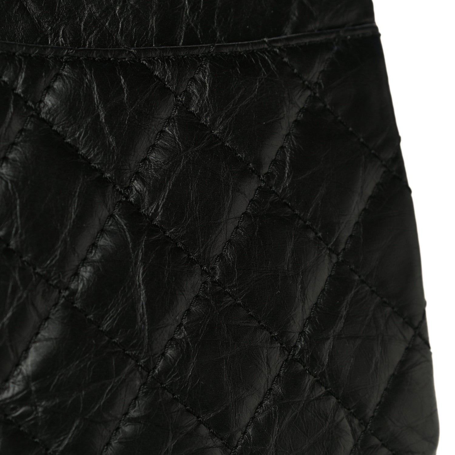 Chanel Aged Calfskin Quilted 2.55 Reissue 226 Flap Black 14 of 17
