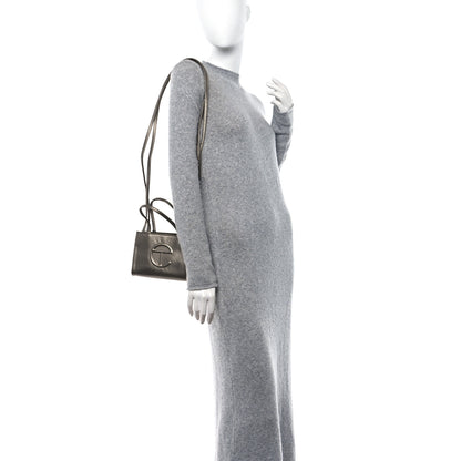 Telfar Metallic Vegan Leather Small Shopping Bag Bronze 2 of 9