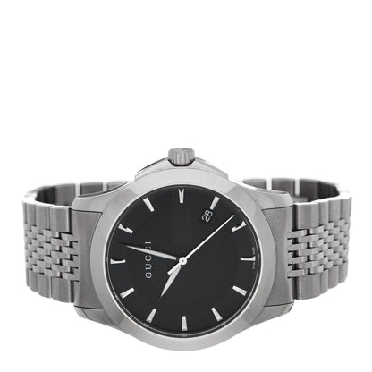 Gucci Stainless Steel 38mm G-Timeless Quartz Watch Black 2 of 6