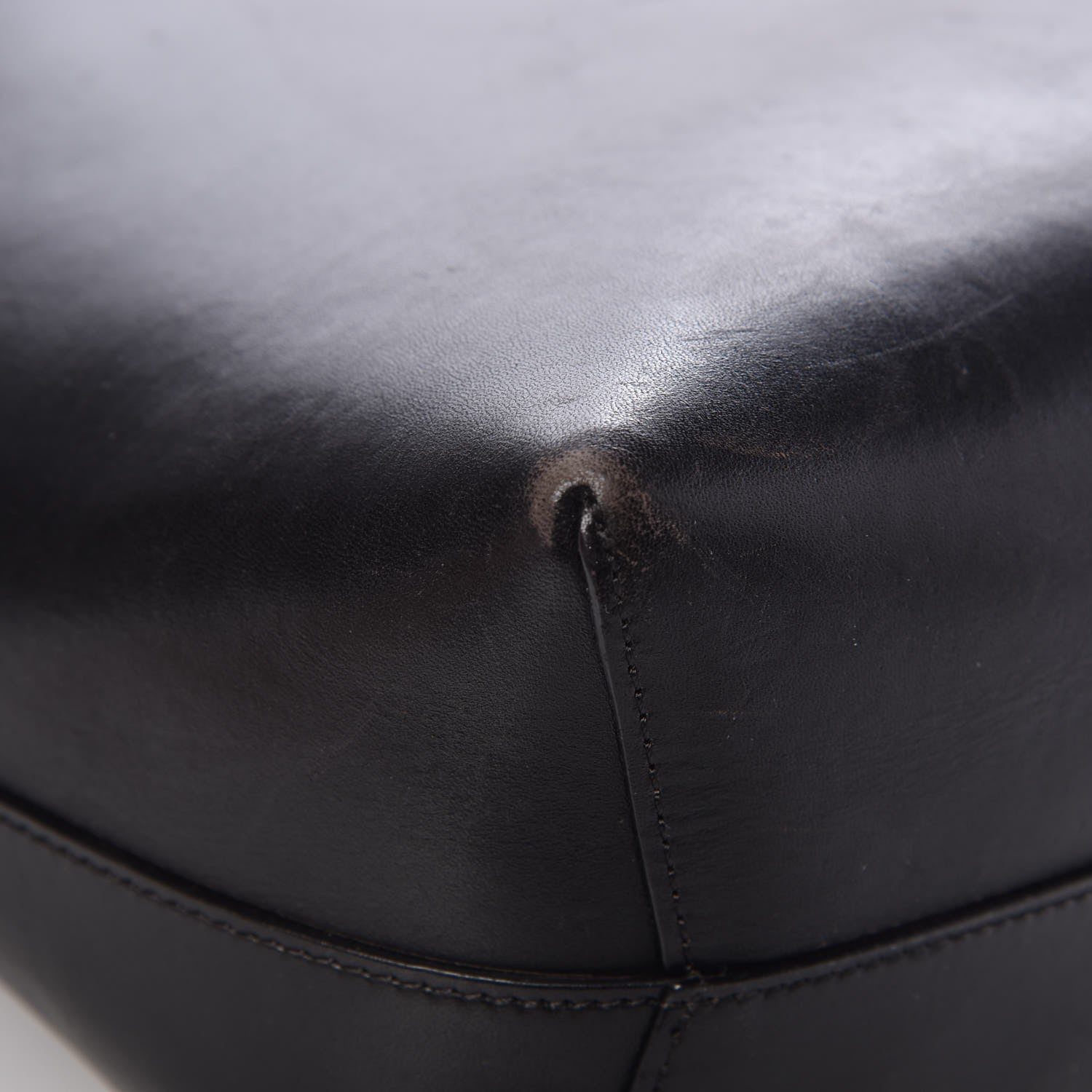 Mansur Gavriel Vegetable Tanned Calfskin Mini Bucket Bag Black Flamma 11 of 16