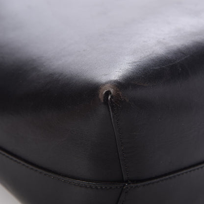 Mansur Gavriel Vegetable Tanned Calfskin Mini Bucket Bag Black Flamma 11 of 16