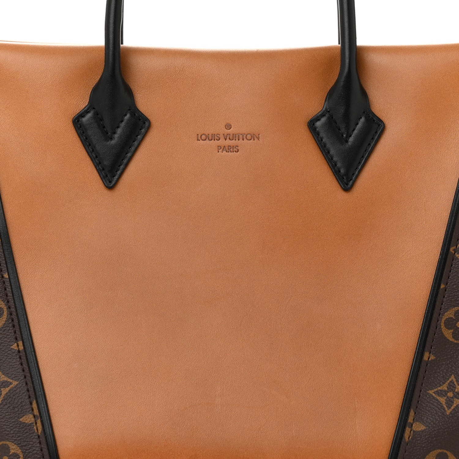 Louis Vuitton Monogram Cuir Orfevre Tote W PM Noisette 7 of 11