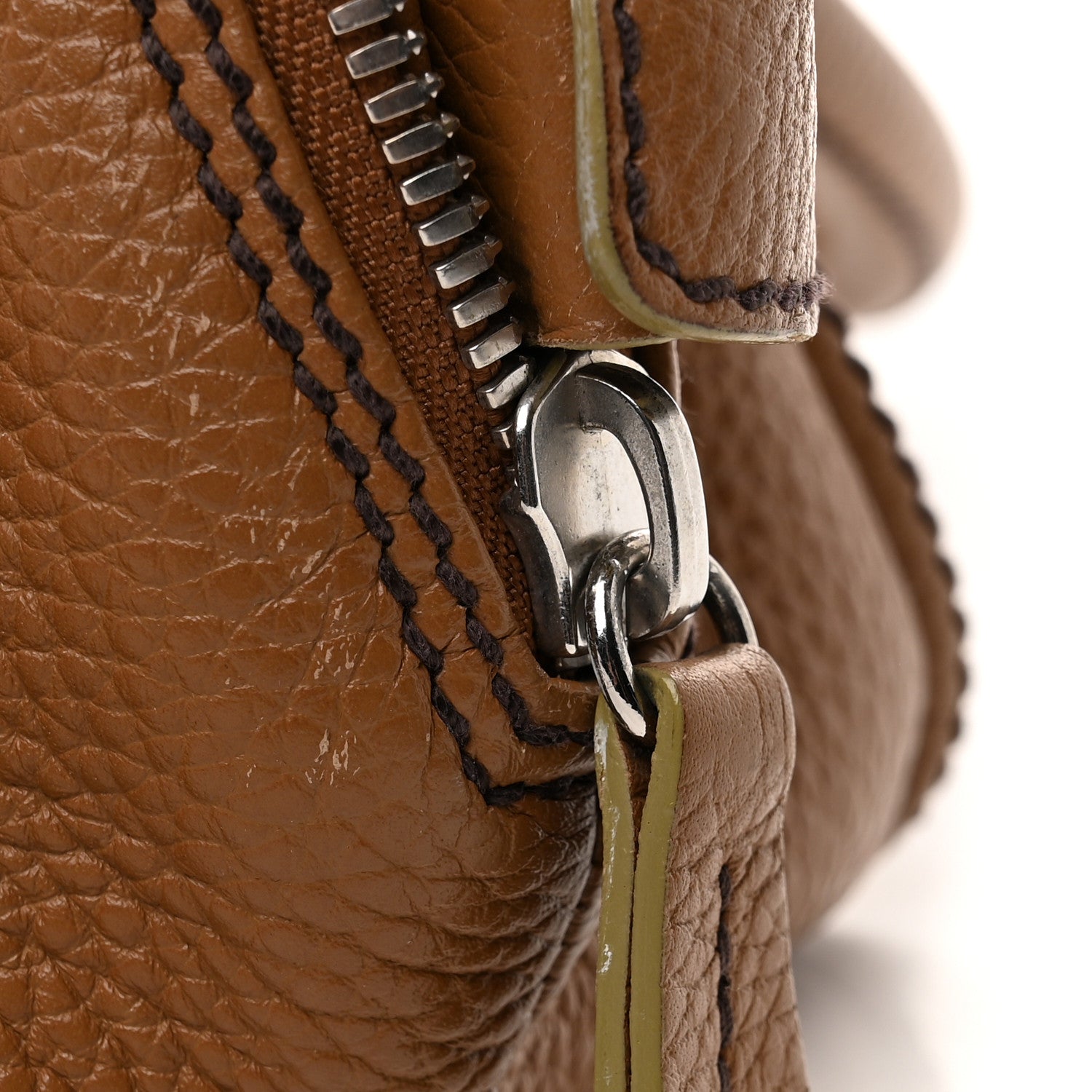 Chanel Calfskin Tassel Bowler Light Brown 10 of 14