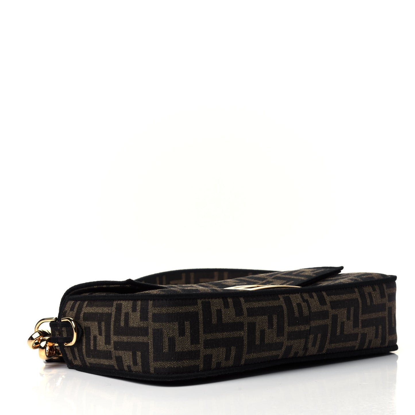 Fabric Jacquard FF 1974 Medium Baguette Tobacco Moro Black