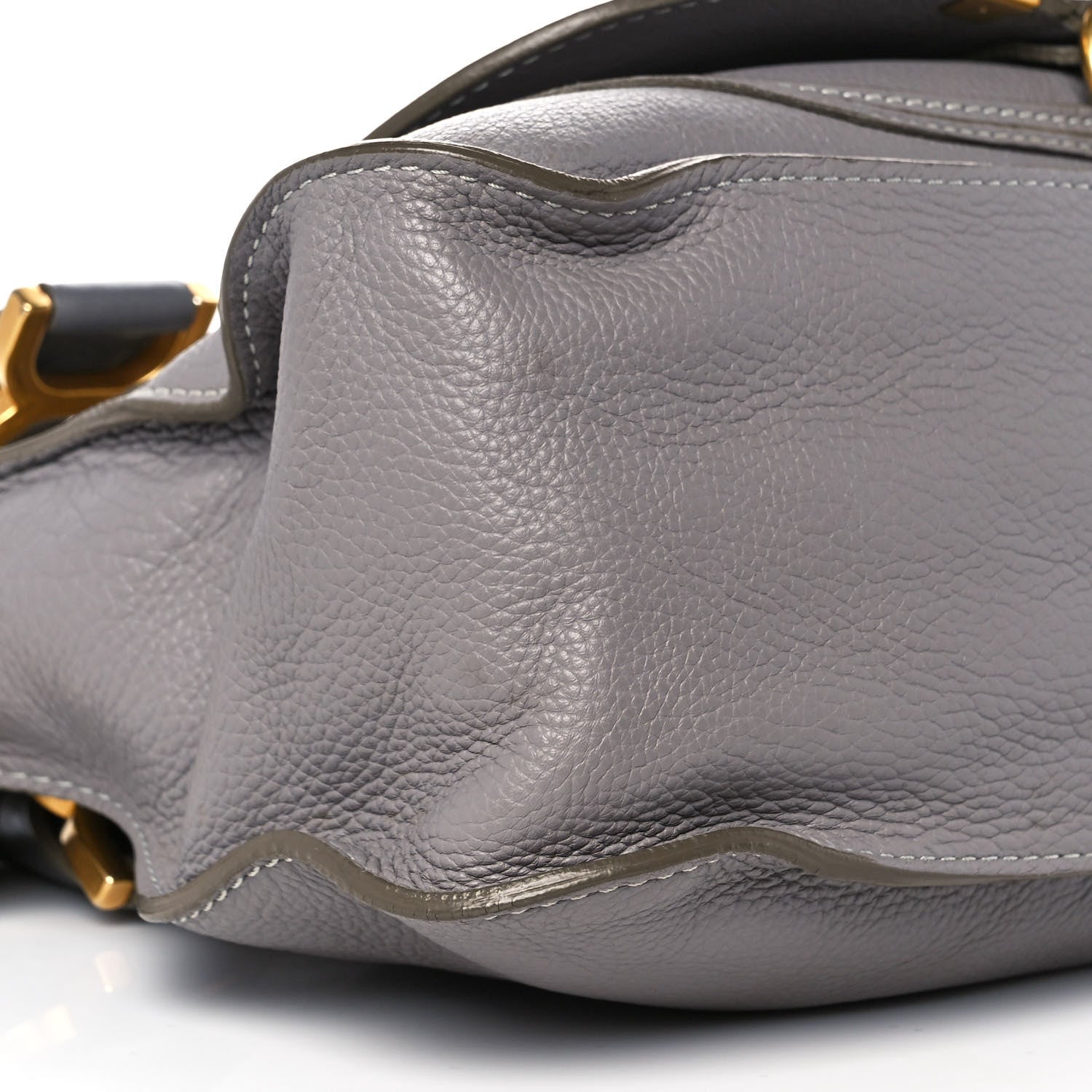 Chloe Calfskin Medium Marcie Satchel Cashmere Grey 8 of 15