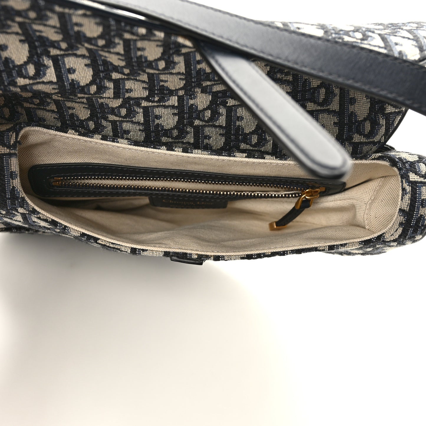 Oblique Saddle Bag Blue