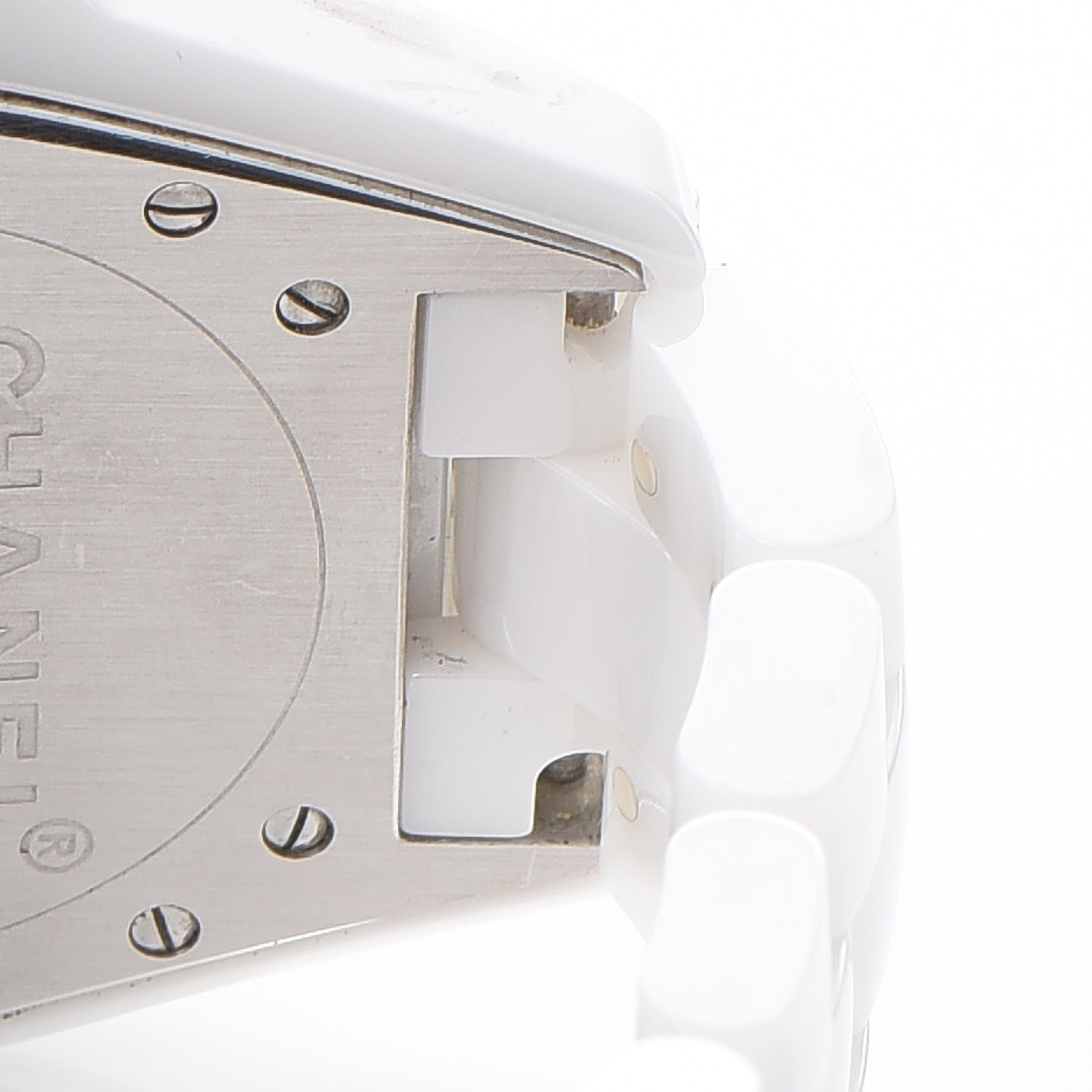Chanel Stainless Steel Ceramic 38mm J12 Automatic Watch White 8 of 9