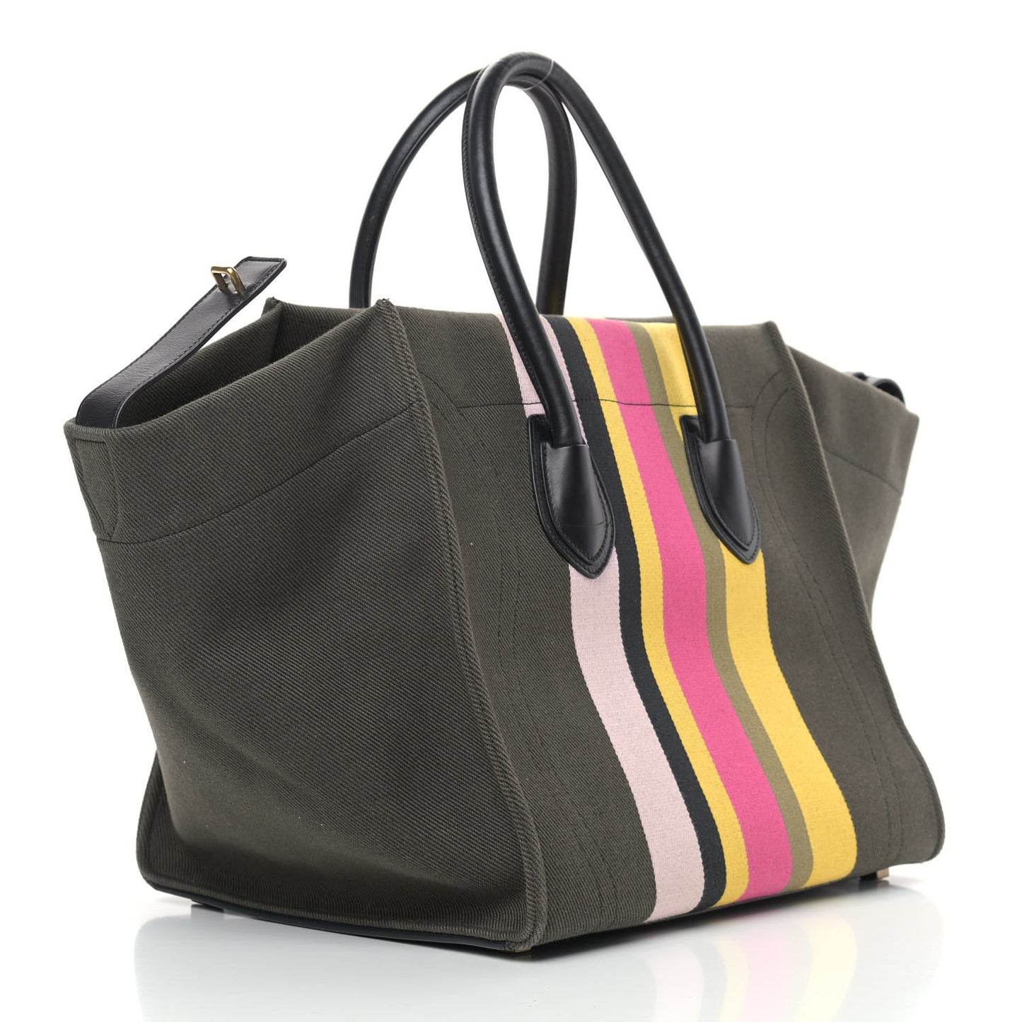 Canvas Striped Medium Phantom Luggage Multicolor