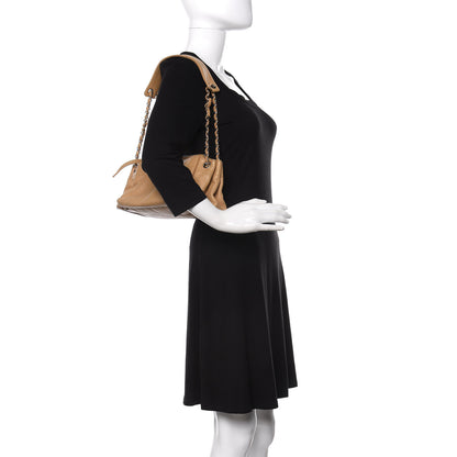 Chanel Lambskin Rock and Chic Shoulder Bag Beige 2 of 12