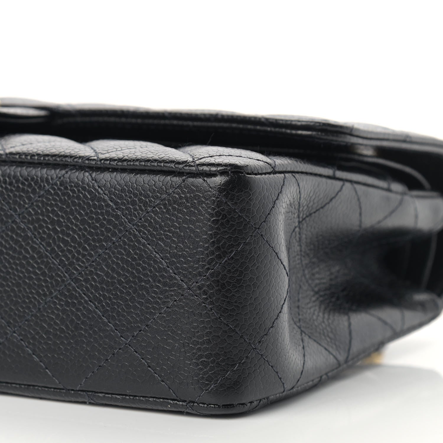 Chanel Caviar Quilted Medium Double Flap Black 10 of 13