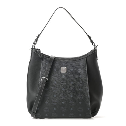 MCM Visetos Medium Luisa Hobo Black 1 of 9