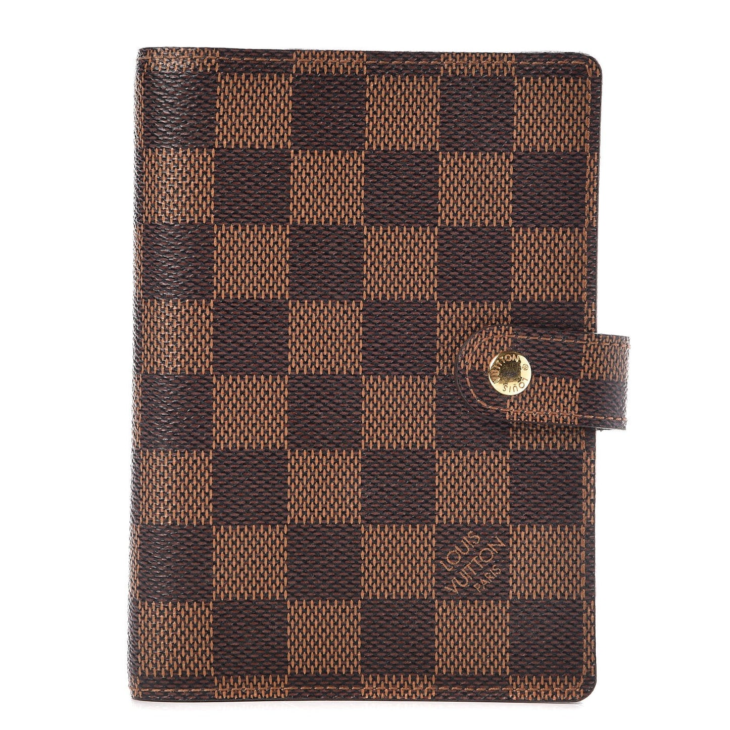 Damier Ebene Small Ring Agenda Cover
