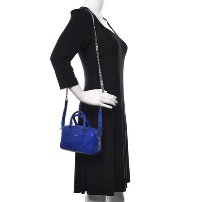 Saint Laurent Calfskin Toy Classic Duffle Blue 2 of 19