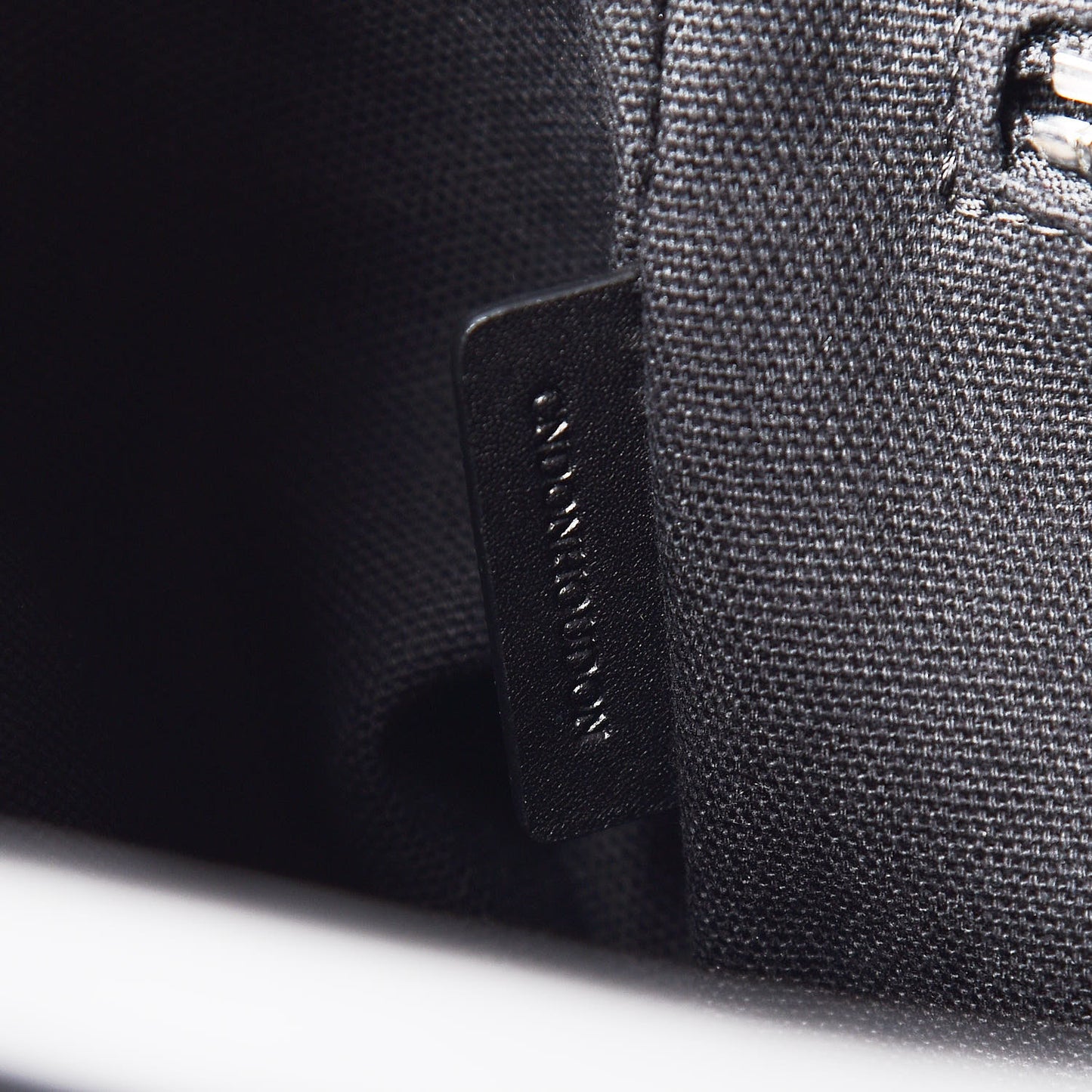 Canvas Mega Check Grained Calfskin Medium Harcourt Satchel Black