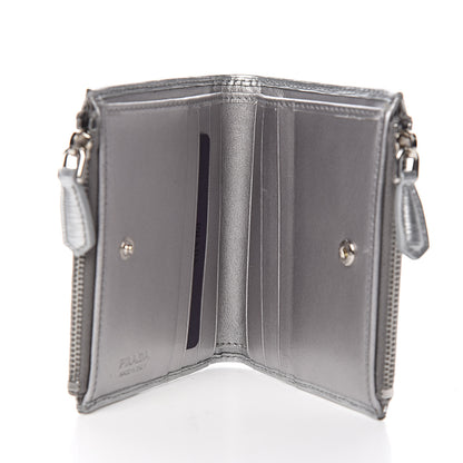 Prada Vitello Move Zip Coin Case Wallet Cromo 5 of 7