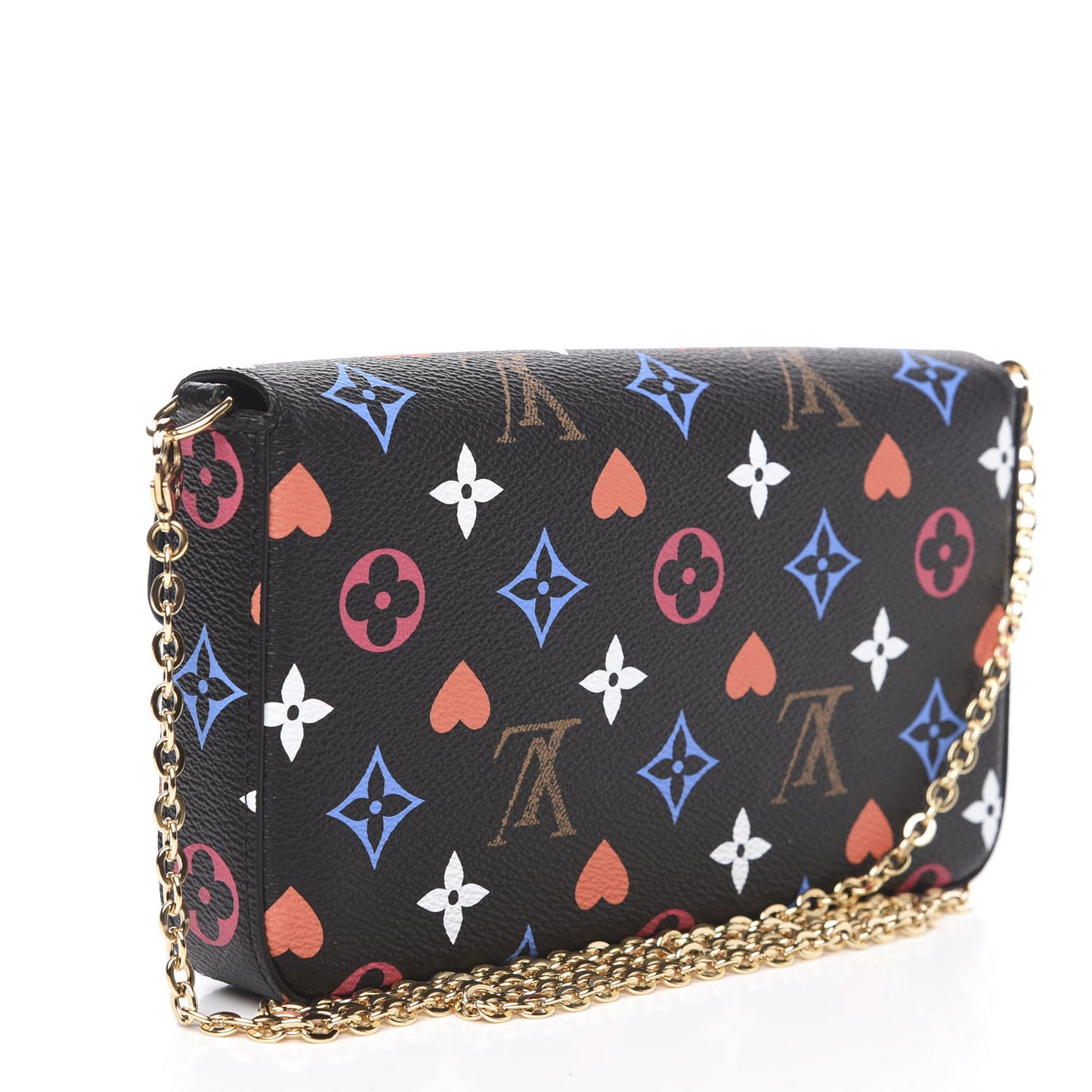Game On Felicie Chain Wallet Black