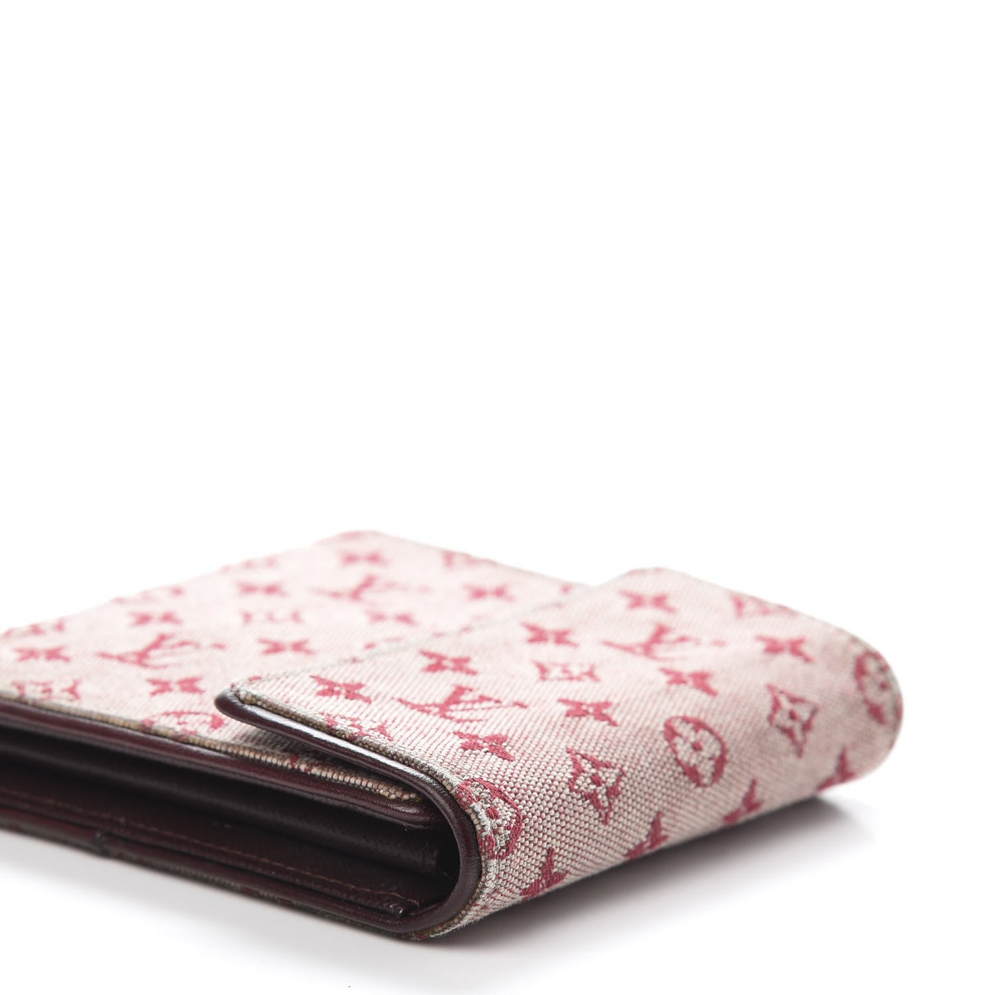 Mini Monogram Compact Wallet Cherry