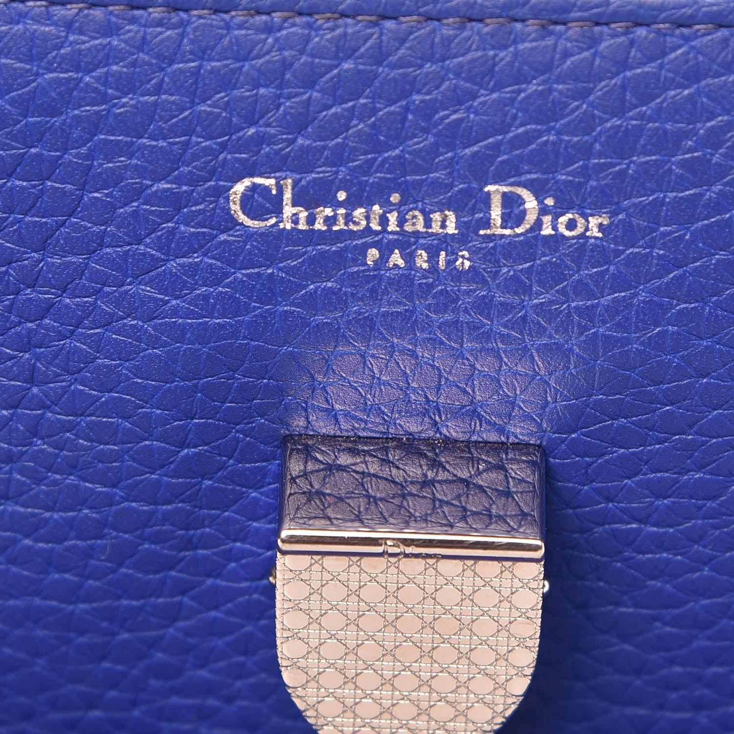 Christian Dior Bullcalf Medium Diorever Flap Yves Klein Blue 6 of 19