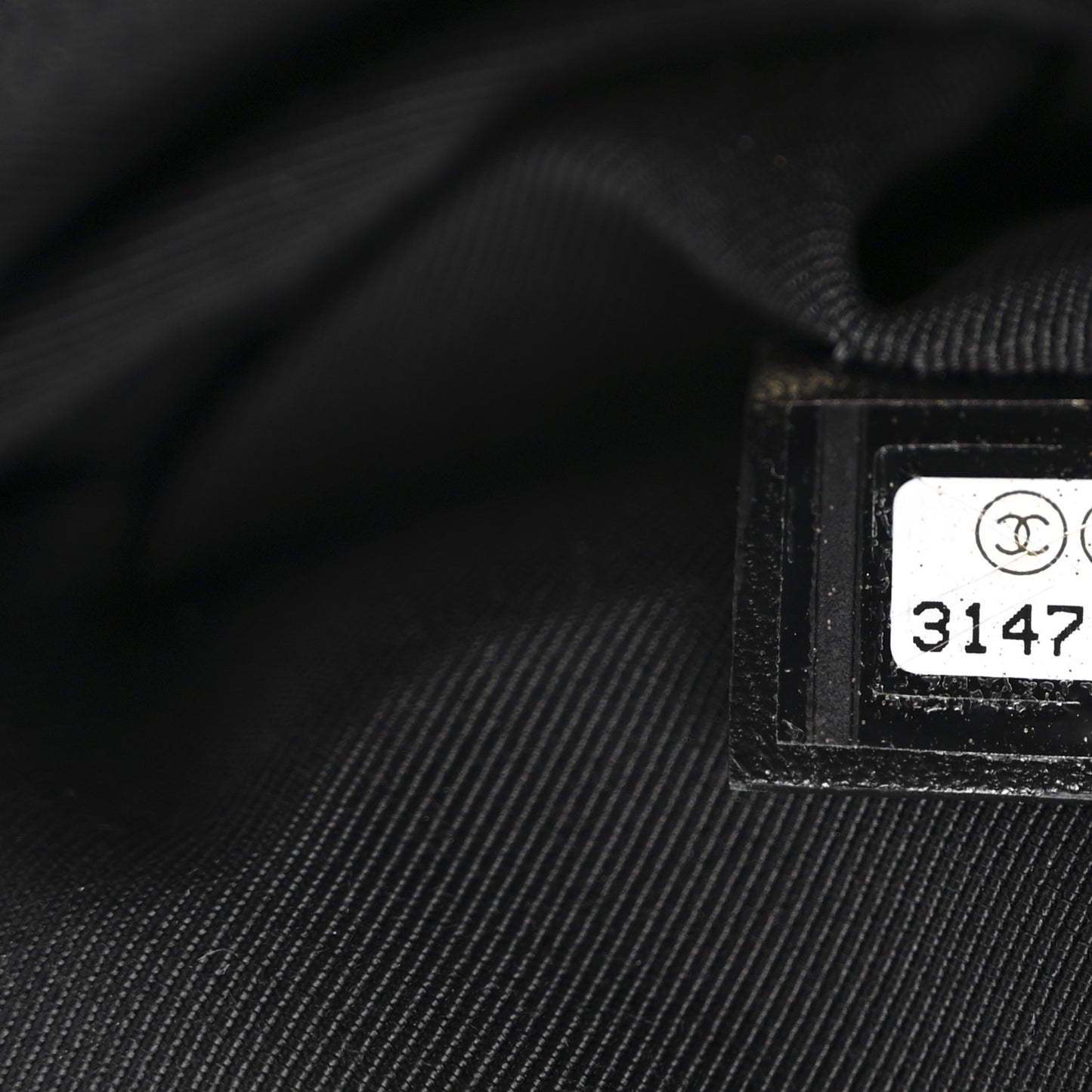 Lambskin Enamel Quilted Document Portfolio Holder Black