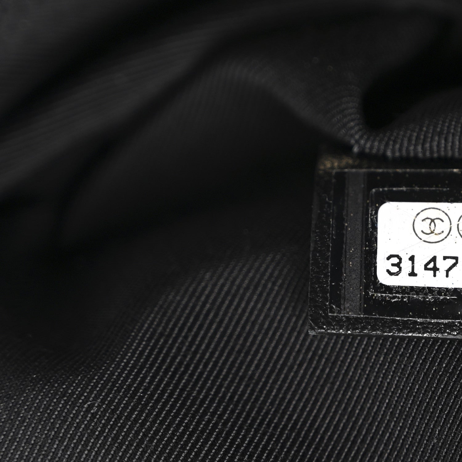 Chanel Lambskin Enamel Quilted Document Portfolio Holder Black 7 of 9