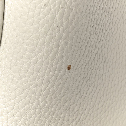 Marc Jacobs Grained Calfskin The Tag Tote Grey White 17 of 17