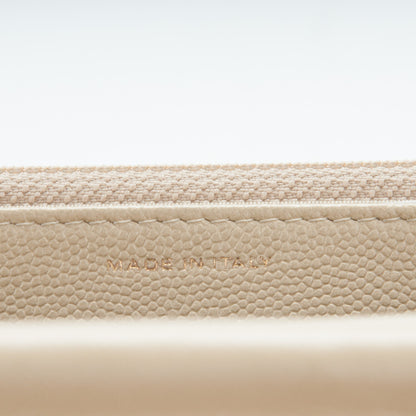 Chanel Caviar Quilted Boy Wallet On Chain WOC Light Gold 6 of 9