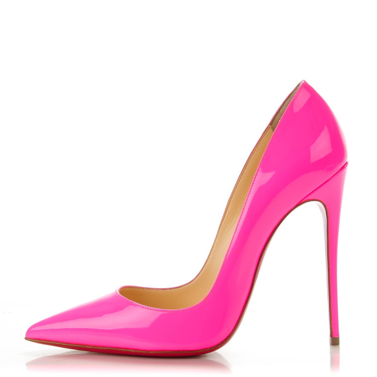 Christian Louboutin Patent So Kate 120 Pumps 38.5 Shocking Pink 1 of 7