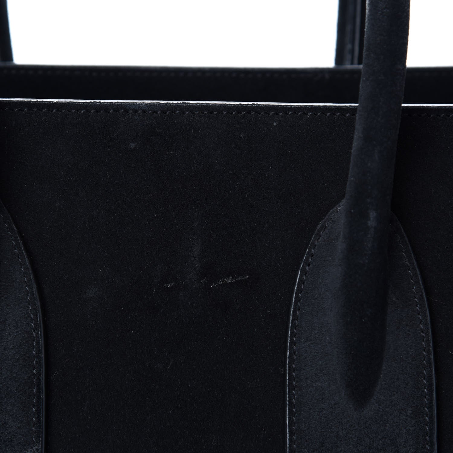 Saint Laurent Suede Fringe Small Sac De Jour Black 10 of 17