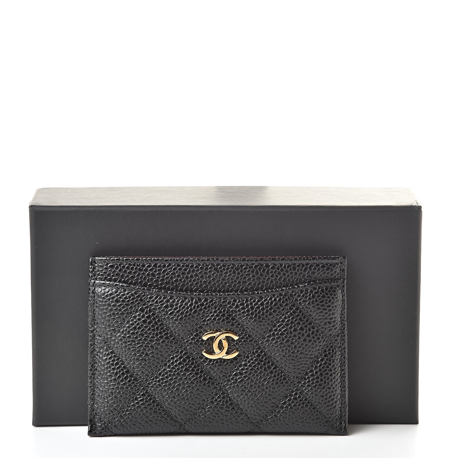 Chanel Caviar Quilted Card Holder Black 9 of 9