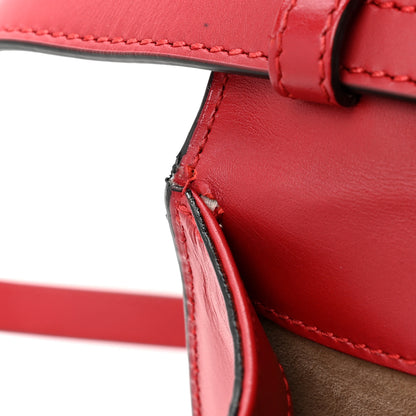 Gucci Calfskin Mini Sylvie Top Handle Bag Hibiscus Red 11 of 18
