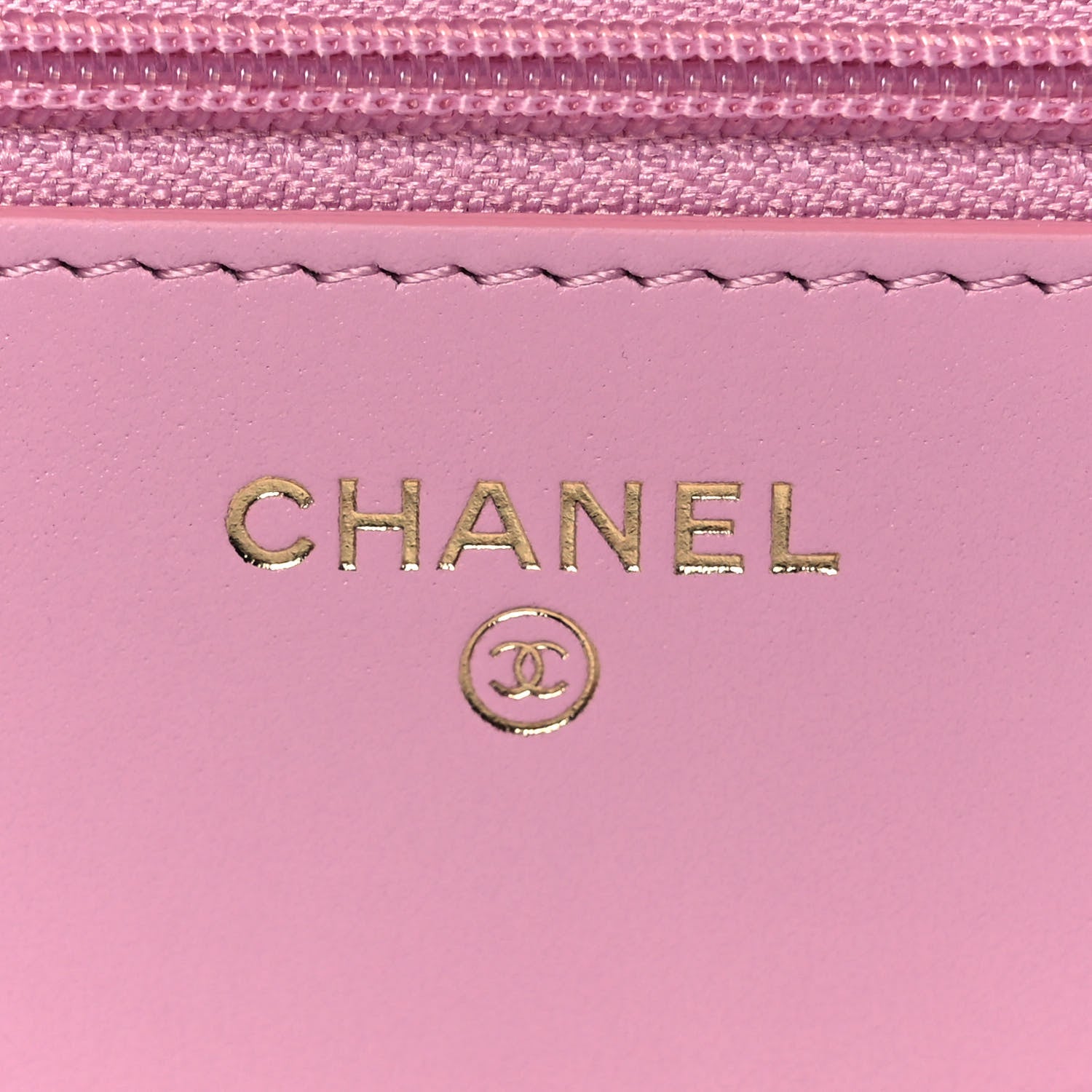 Chanel Shiny Caviar Quilted Pick Me Up Wallet On Chain WOC Pink 6 of 11