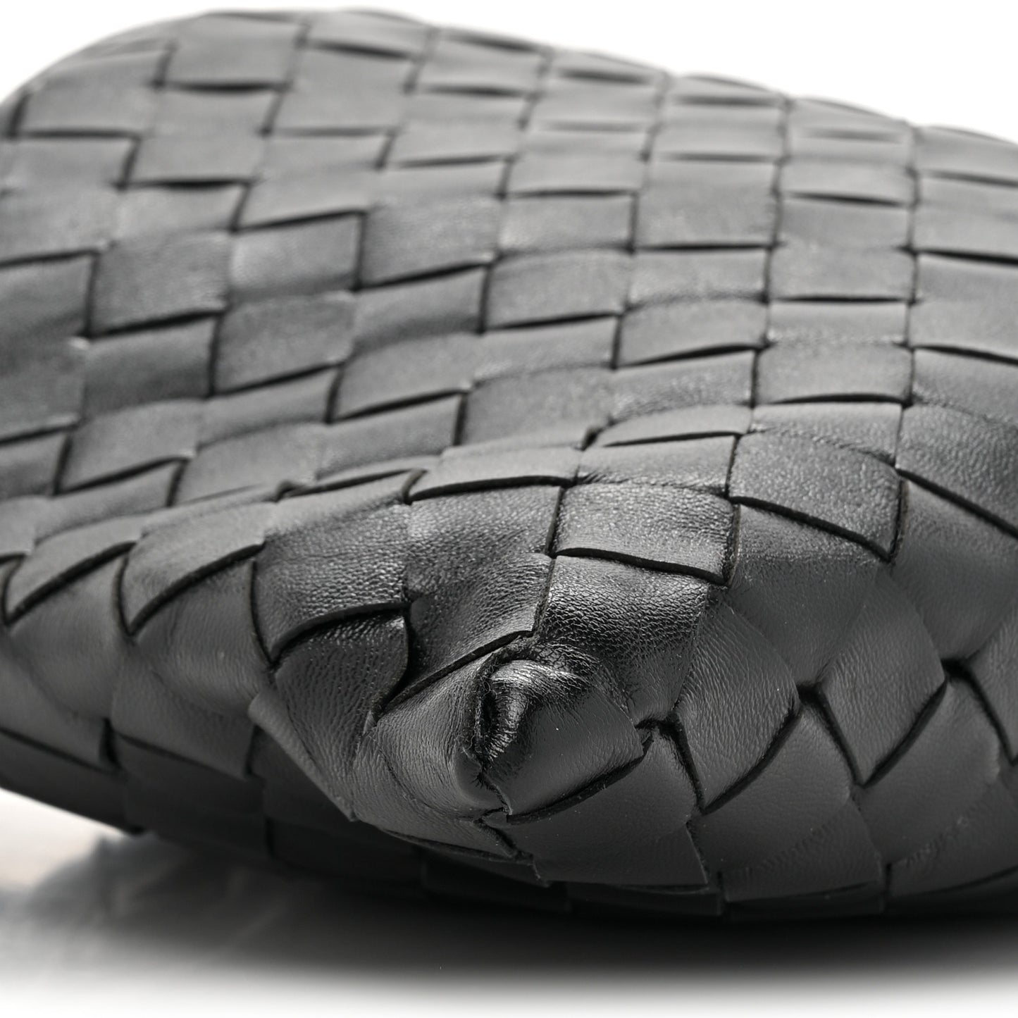 Calfskin Intrecciato Mini Hop Black