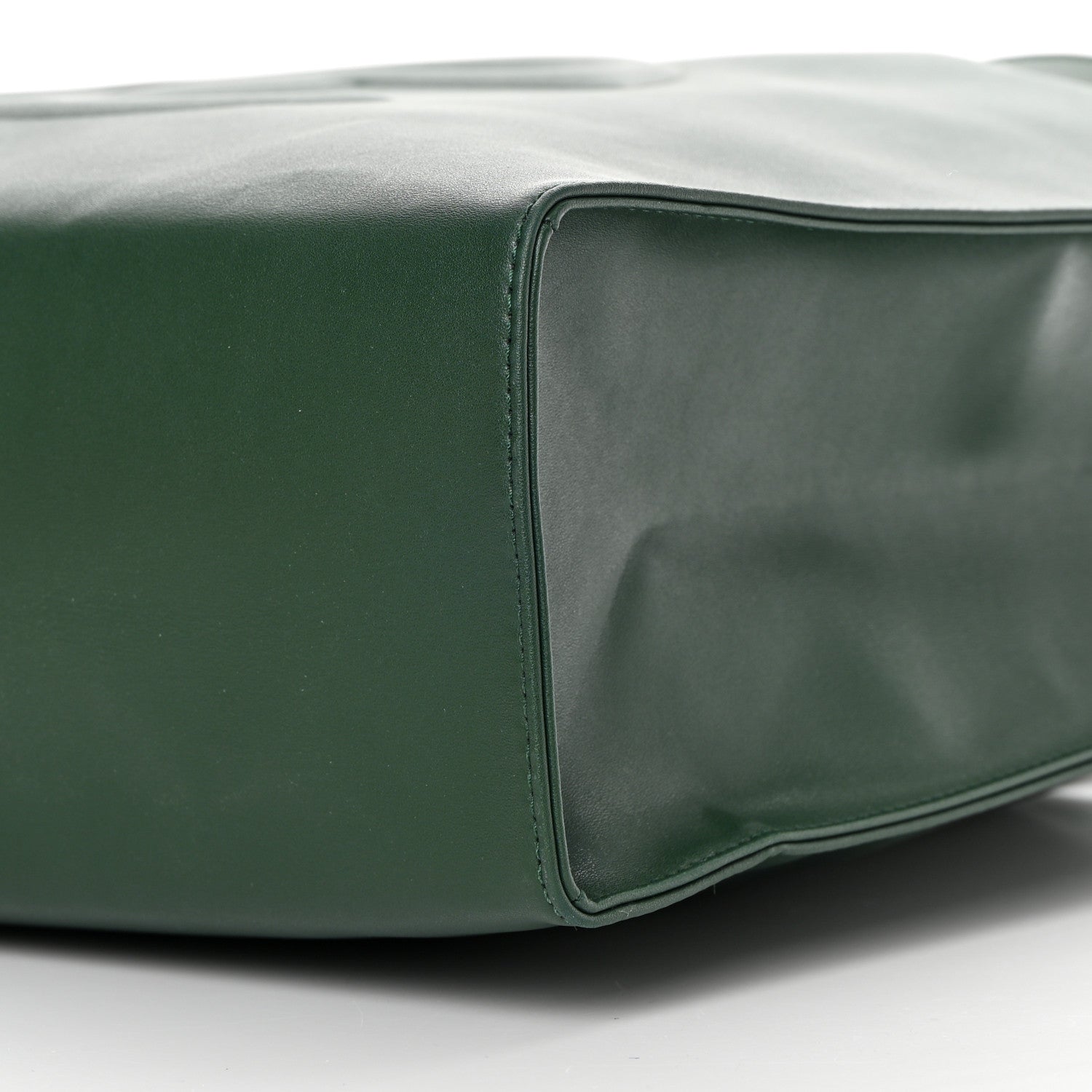 Telfar Vegan Leather Medium Shopping Bag Dark Olive 10 of 10