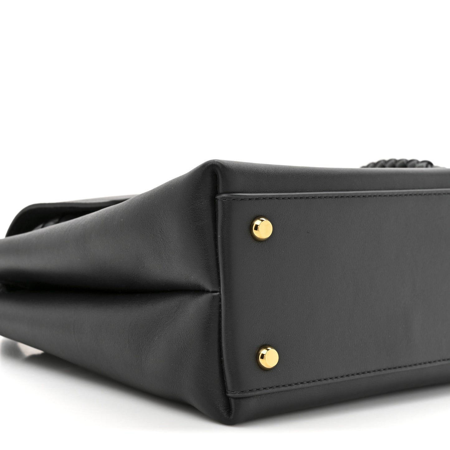 Silky Calfskin Small Ciao Ciao Black