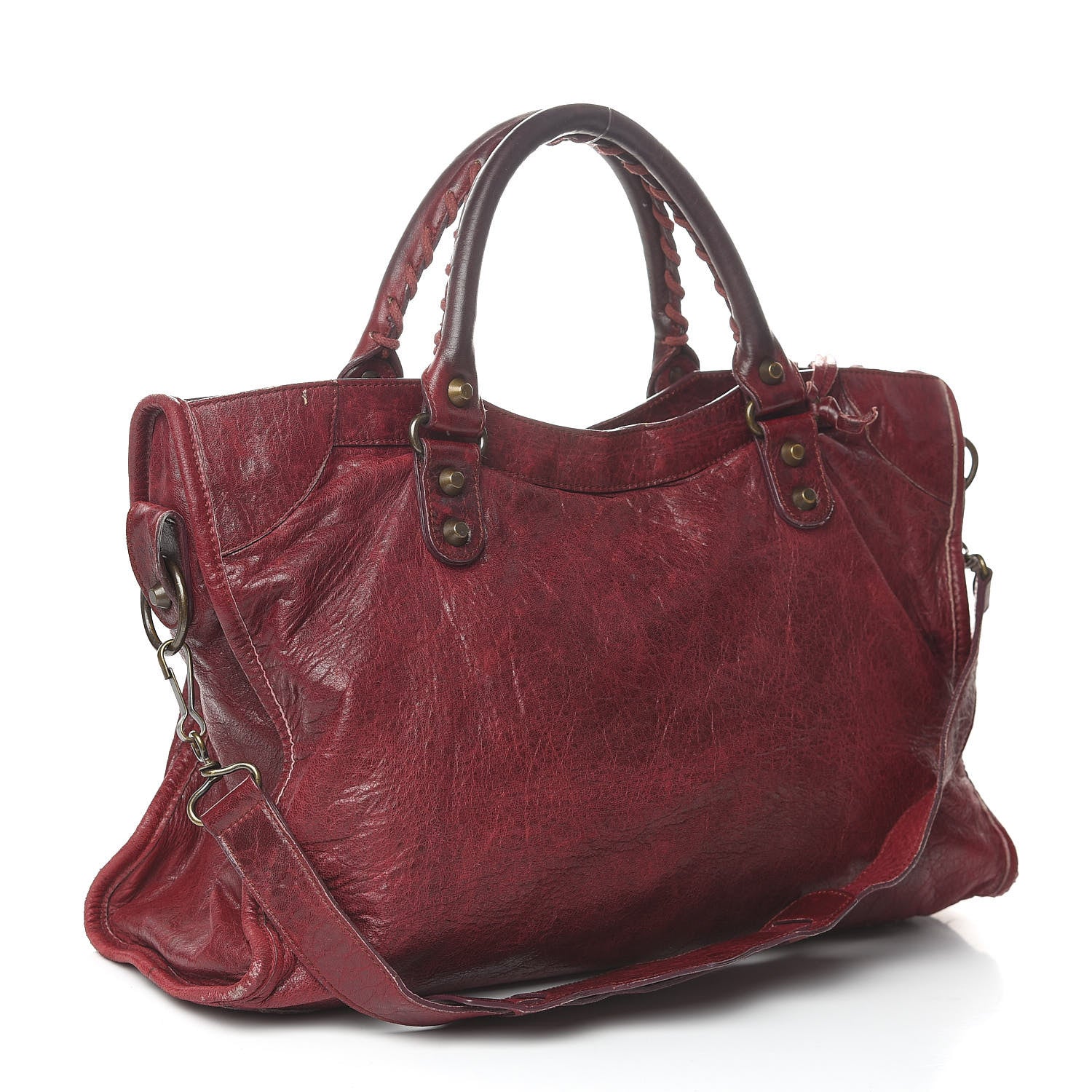 Balenciaga Agneau Classic Hardware City Bordeaux 3 of 16