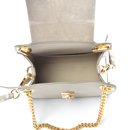 Chloe Shiny Calfskin Mini Annie Shoulder Bag Motty Grey 5 of 9