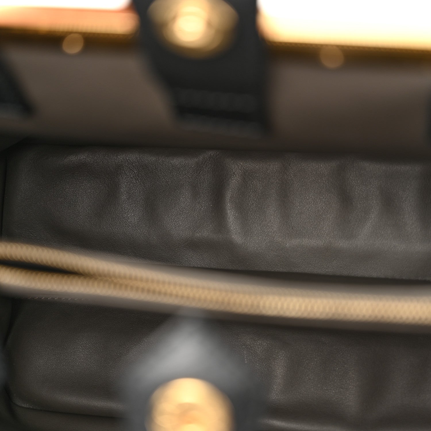 Fendi Vitello Dolce Century Petite 2Jours Tote Black Carbone 10 of 10