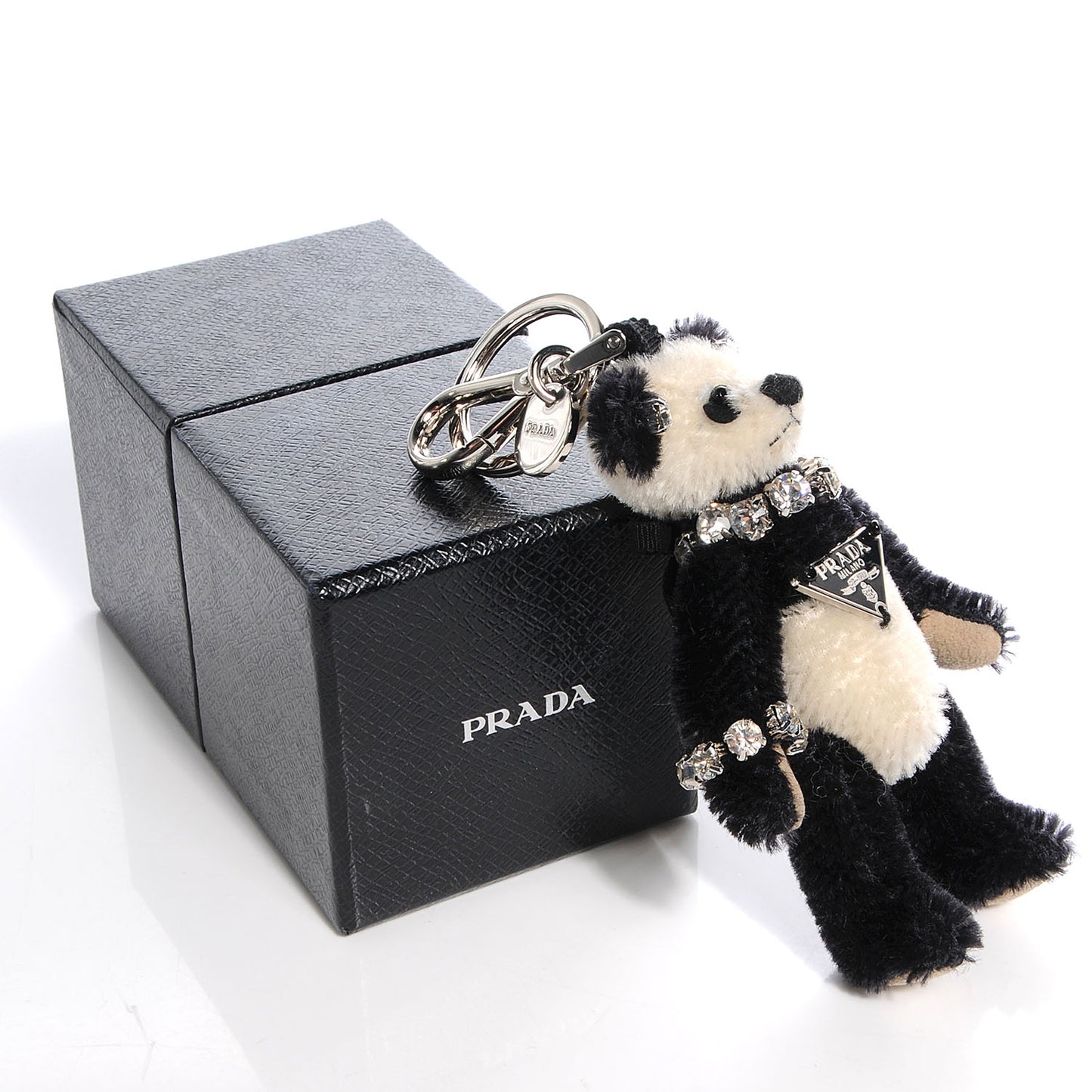 Crystal Teddy Bear Keychain