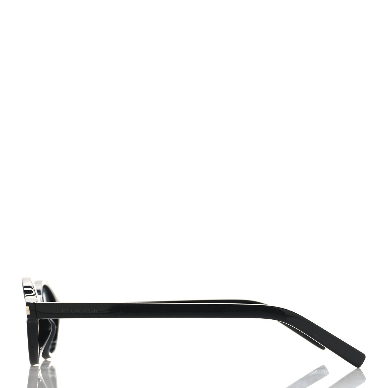 Saint Laurent Acetate Oval Jeanne Sunglasses SL751 Black 3 of 7