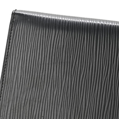 Louis Vuitton Epi Small Ring Agenda Cover Black 10 of 10