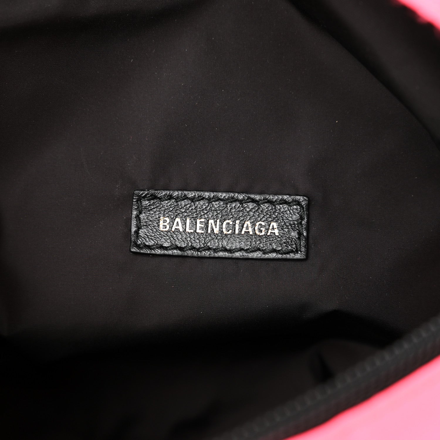 Balenciaga Textured Sport Nylon Logo Wheel Belt Bag Acid Pink 6 of 14