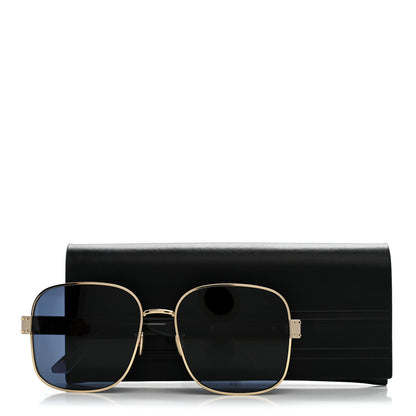 Christian Dior Diorsignature S5U Square Sunglasses Gold Blue 7 of 7