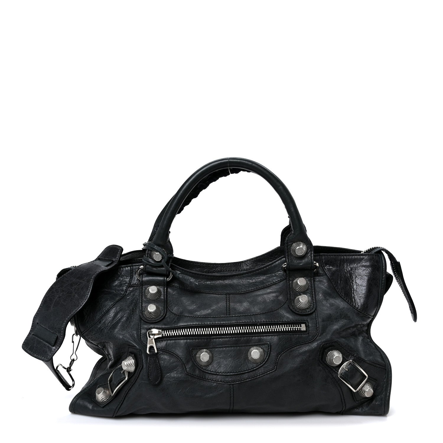 Balenciaga Agneau Giant 21 Silver Hardware Part Time Black 1 of 10