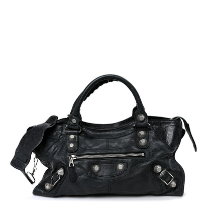 Balenciaga Agneau Giant 21 Silver Hardware Part Time Black 1 of 10