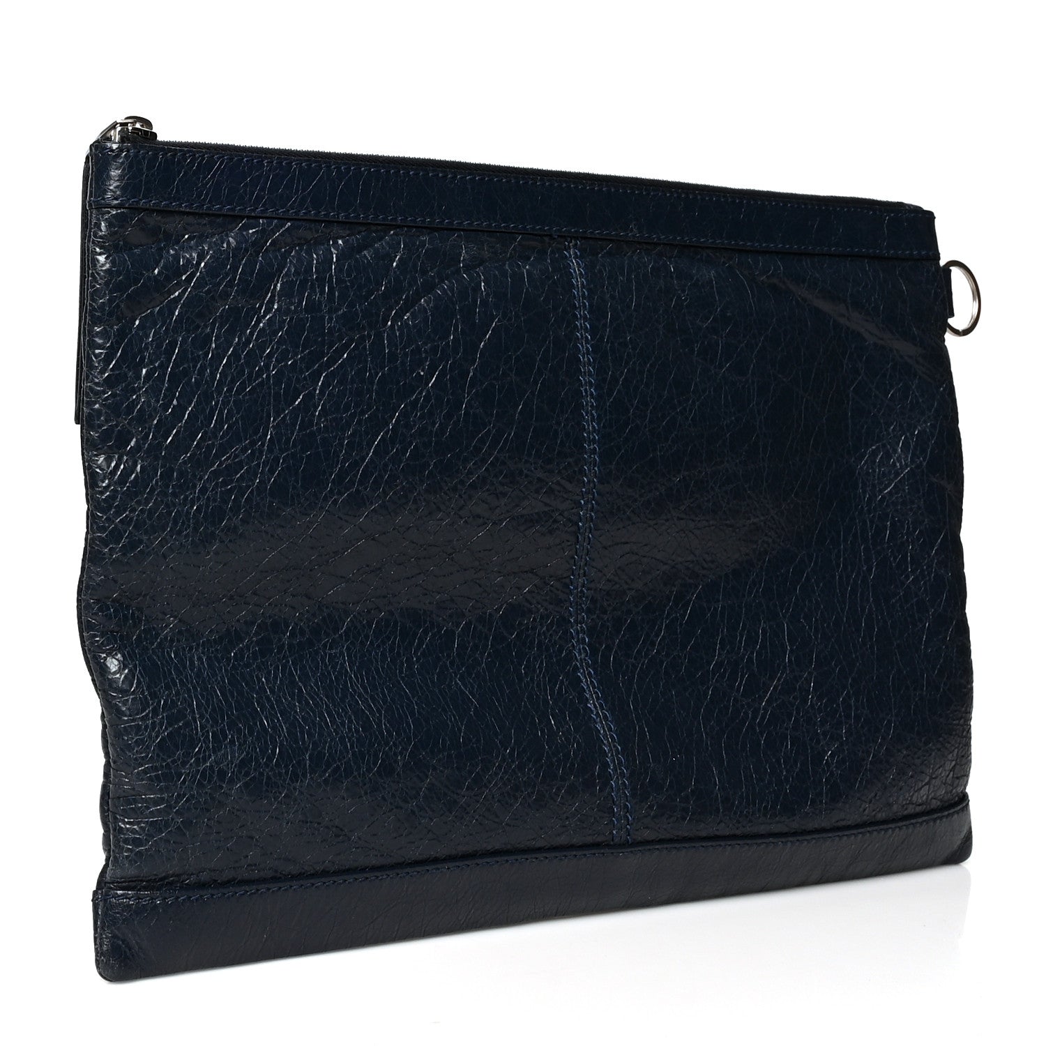 Balenciaga Agneau Arena Classic Hardware Large Clip Bleu Obscur 3 of 9