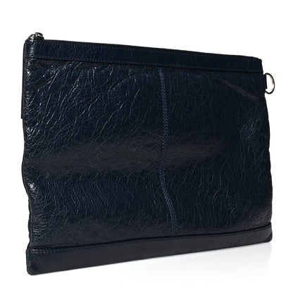 Balenciaga Agneau Arena Classic Hardware Large Clip Bleu Obscur 3 of 9
